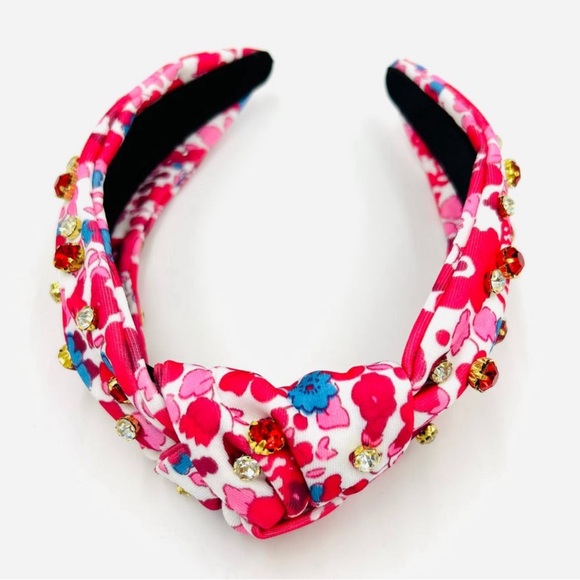 Pink & White Floral Headband *NEW* - Picture 1 of 7